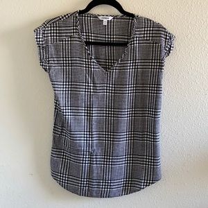 Black and white plaid gramercy tee Express